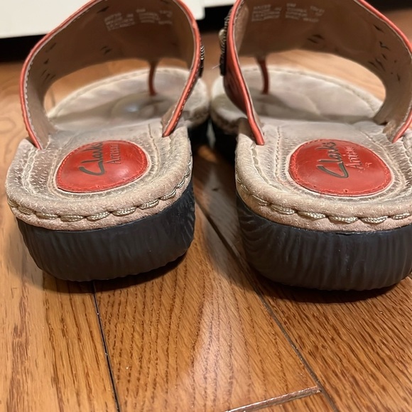 Clarks Beaded Sandals Size 8m - Picture 5 of 8